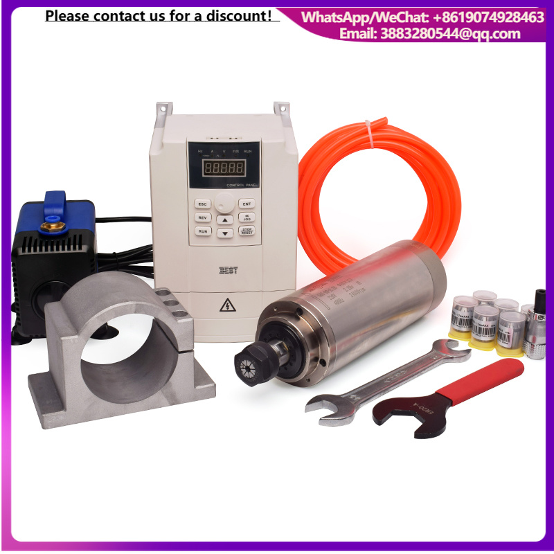Mandrino GDZ ad alta velocità  - 2.2Kw Water Cooled Spindle Kit Vfd recensione e prezzo